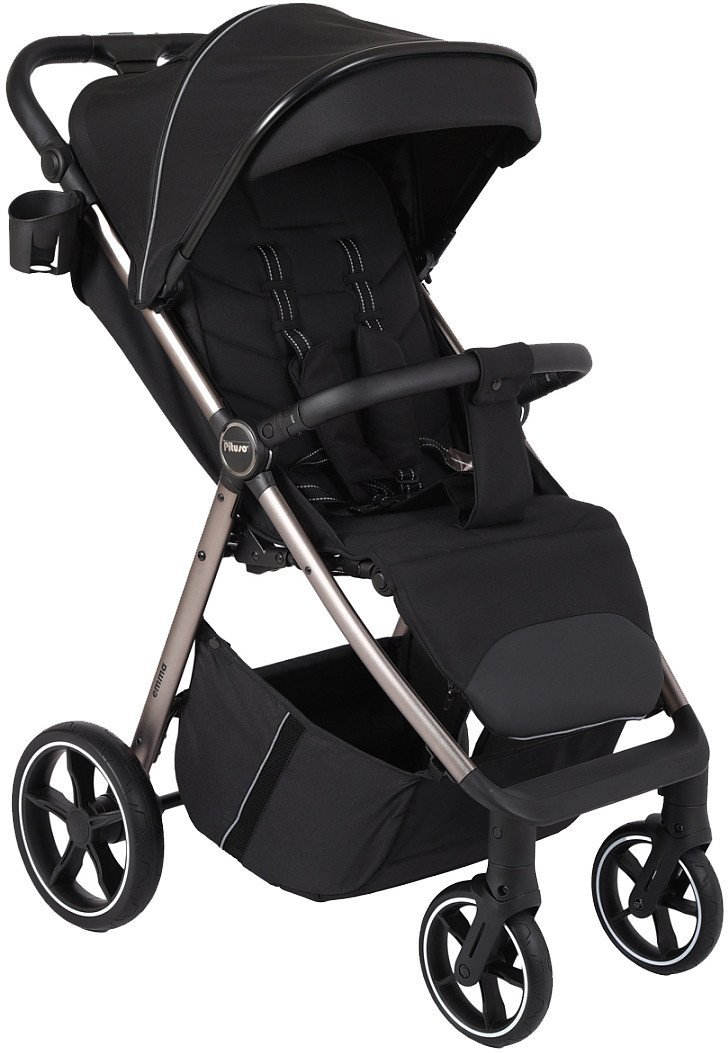 Детская прогулочная коляска Pituso Emma ET6 Чёрный