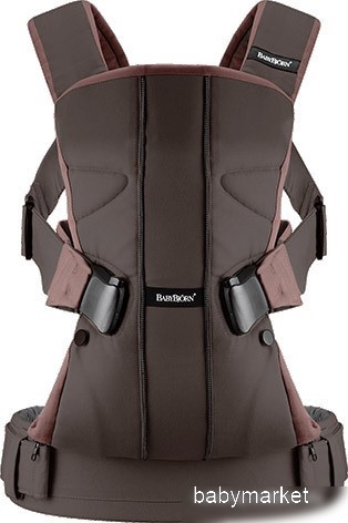 Рюкзак-переноска BabyBjorn One Cotton Mix 6980.01 Black