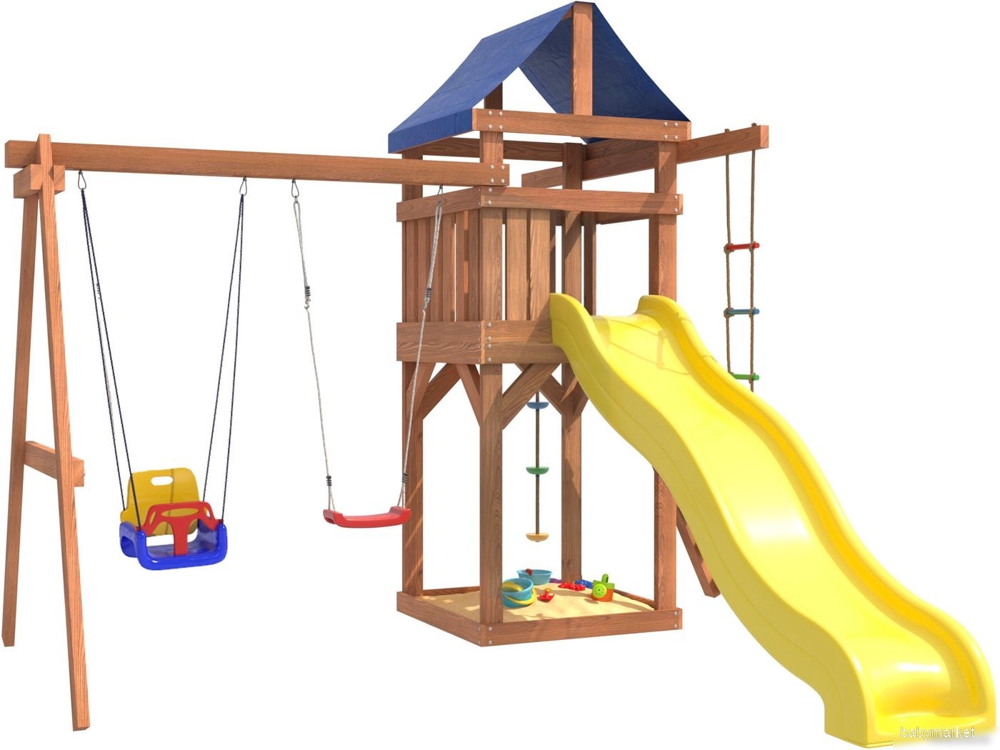 National Tree Company С качелями лодочка и качелями 3 в 1 IgroWoods ДП-5