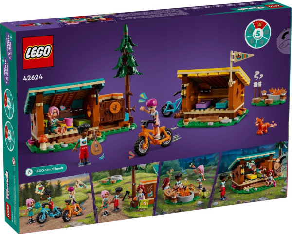 LEGO Friends 42624 Лагерь приключений: Уютные домики - детский товар