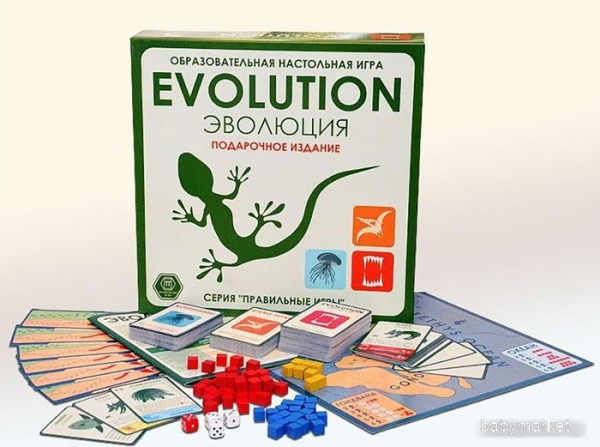 Правильные игры Эволюция. Подарочный набор. Базовый+2 дополнения 13-01-04 - детский товар