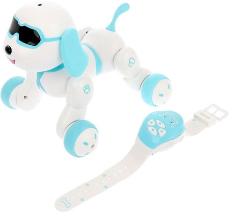 Интерактивная игрушка Woow Toys Собака Charlie (голубой)