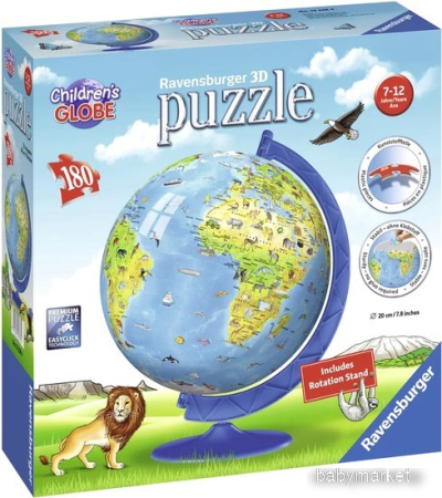 3Д-пазл Ravensburger Глобус. Детский мир 12338 (180 эл)