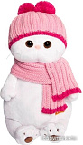Классическая игрушка BUDI BASA Collection Ли-Ли в розовой шапке с шарфом LK24-022 (24 см)