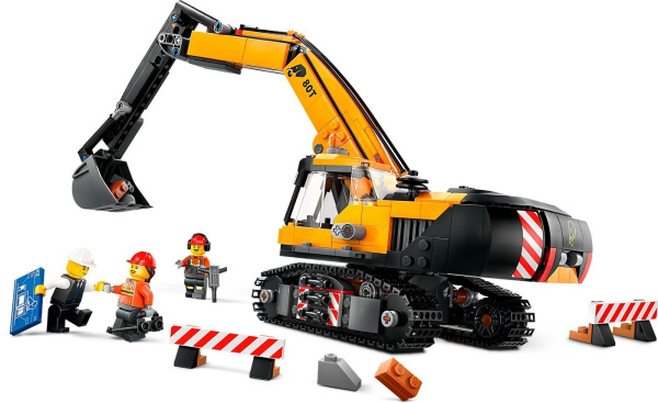 LEGO City 60420 Желтый экскаватор - детский товар