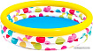 Надувной бассейн Intex Крутые точки 58439 (147х33, белый с цветными точками)