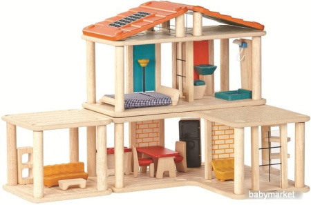 Кукольный домик Plan Toys с мебелью 7610