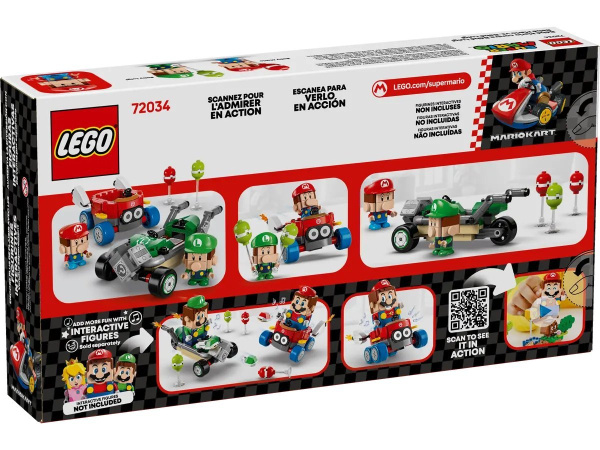 LEGO Mario Kart – Малыш Марио против Малыша Луиджи 72034 - детский товар
