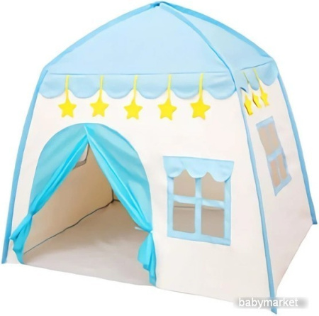 Игровая палатка Nino Чудесный домик (голубой)