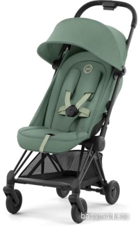 Коляска прогулочная «книга» Cybex Coya (leaf green/matt black frame)