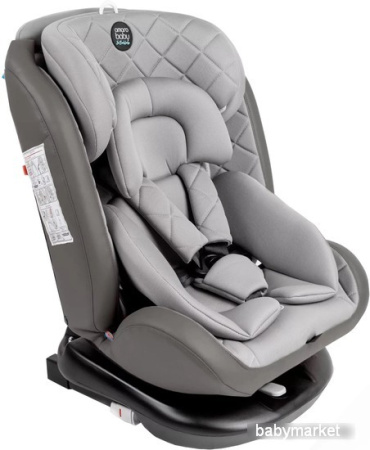 Детское автокресло Amarobaby Brilliant Isofix AMARO-2003-BrSe (серый)