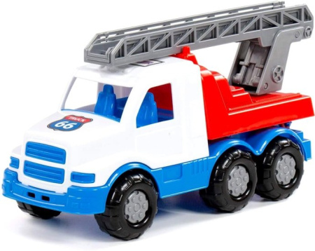 Игрушечный транспорт Полесье Гоша автомобиль-пожарная спецмашина 90416 (белый/синий)