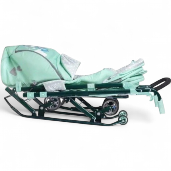 Санки-коляска Nika Ника Детям 7-4 НД7-4/2 Мятный - детский товар