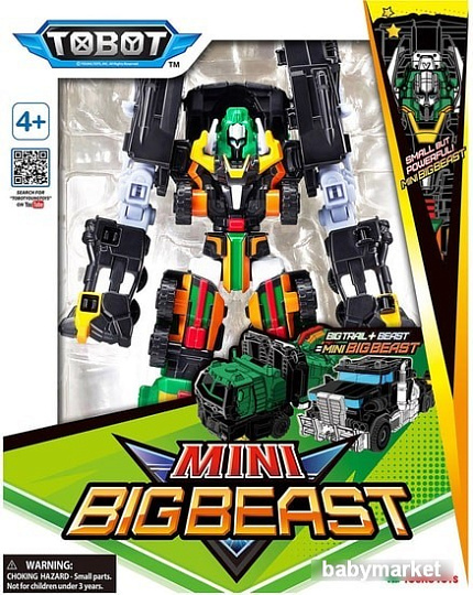Трансформер Young Toys Tobot Mini Bigbeast 301101