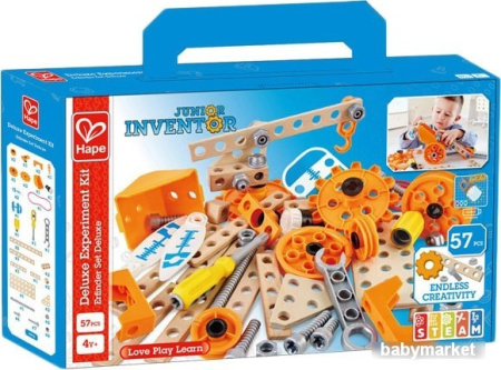 Конструктор Hape Junior Inventor E3032 Deluxe Experiment Kit