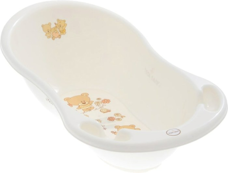 Ванночка для купания Tega Мишка MS-004-118 (белый жемчуг)