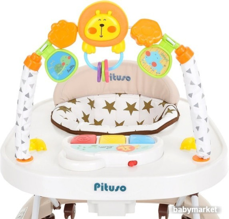 Купить Ходунки Pituso Лева W1507PB8 Бежевый для детей - фото товара