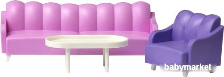 Мебель для кукольного домика Lundby Базовый набор для гостиной 60305400