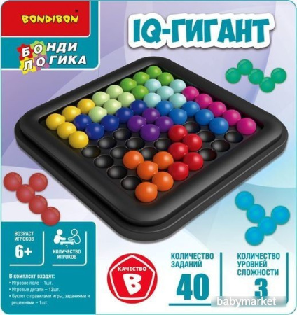 Купить Настольная игра Bondibon IQ Гигант ВВ5562 для детей - фото товара