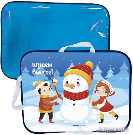 Ледянка Mega Toys Снеговик и дети 22611