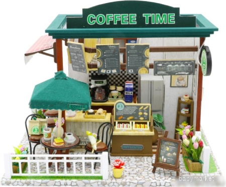 Румбокс Hobby Day MiniHouse Coffee time C006