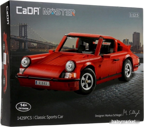 Конструктор CaDA Ретро спорткар Porsche 911 C61045W