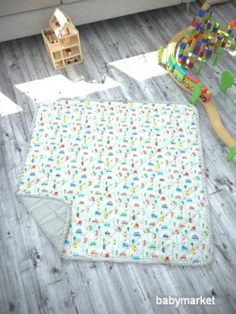 Игровой коврик Amarobaby Soft Mat Дорога AB2165SMGDo/11 (серый)