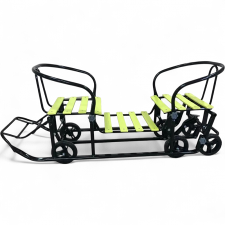 Санки детские GalaXy Погодки универсал 1 Чёрный/Лимон