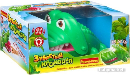 Настольная игра Bondibon Зубастый крокодил со светом и звуком ВВ3692