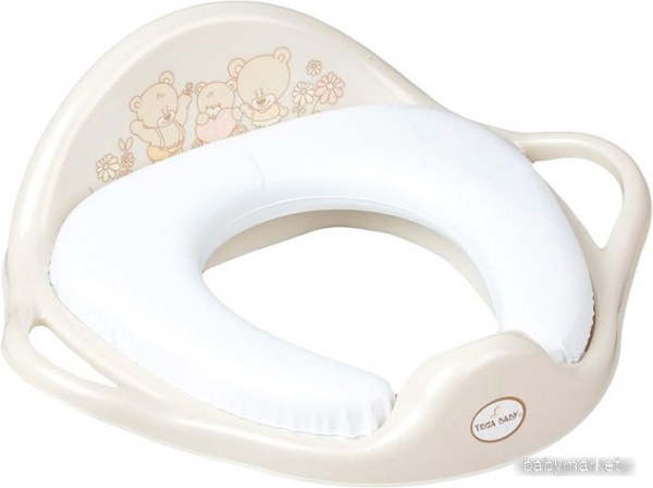 Детская накладка на унитаз Tega Baby Мишки MS-020-119 Бежевый