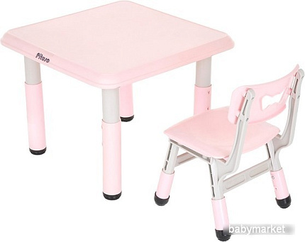 Детский стол Pituso L-ZY07 (розовый)
