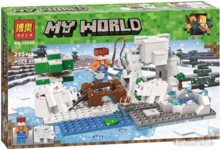 Конструктор Bela My World 10960 Зимняя рыбалка