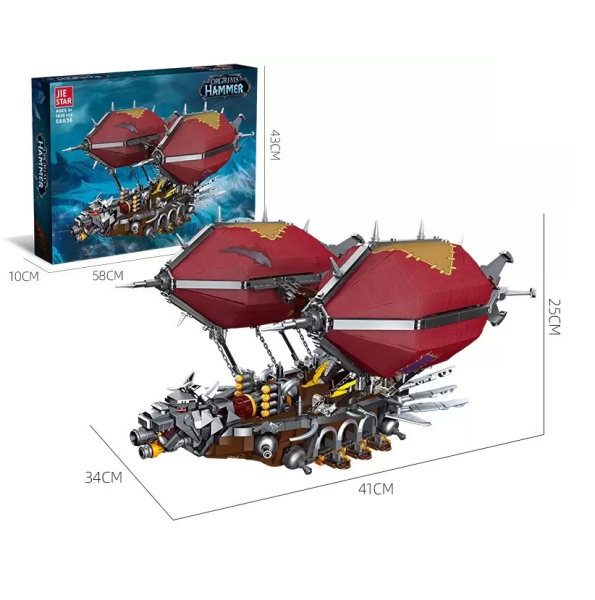 Конструктор Jie Star Корабль Молот Оргрима 58036 - детский товар