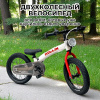 Беговел-велосипед Bubago Rollin BG 166-3 Белый/Красный