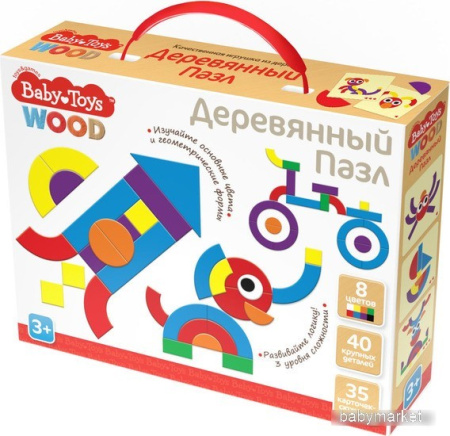 Мозаика/пазл Baby Toys Wood 04055