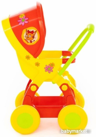 Купить Коляска для куклы Полесье Три кота №2 71460 для детей - фото товара