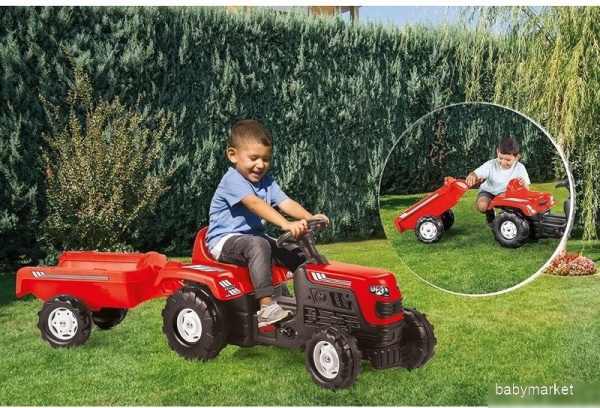 Dolu Ranchero с прицепом 8146 (красный) - детский товар