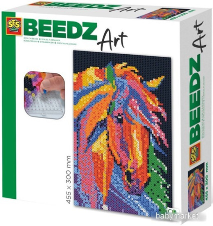 Термомозаика SES Creative Beedz Art Лошадь, фантазия 06008