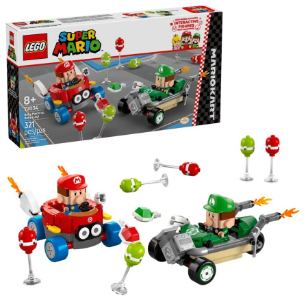 Купить LEGO Mario Kart – Малыш Марио против Малыша Луиджи 72034 для детей - фото товара
