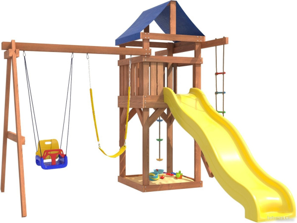 National Tree Company С качелями 3 в 1 и гибкими подвесными IgroWoods ДП-15