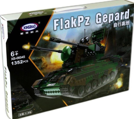 Конструктор XingBao Military XB-06045 Зенитная самоходная установка FlakPz Gepard