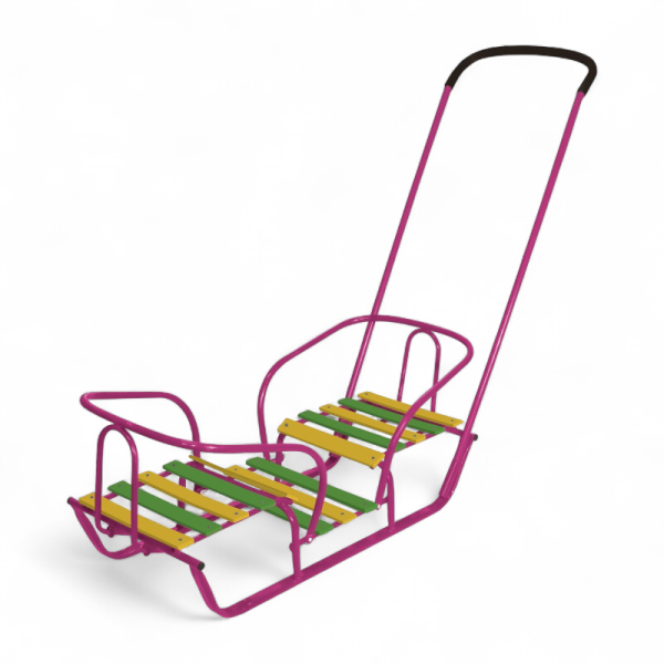 Санки Nika Санки-двойняшки Сиреневый