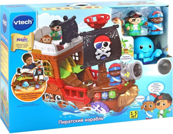 Интерактивная игрушка Vtech Пиратский корабль / 80-177826 - детский товар
