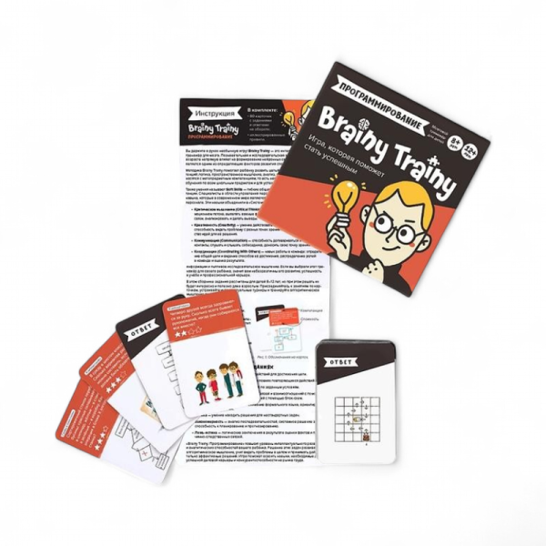 Настольная игра Brainy Trainy Программирование УМ268 - детский товар