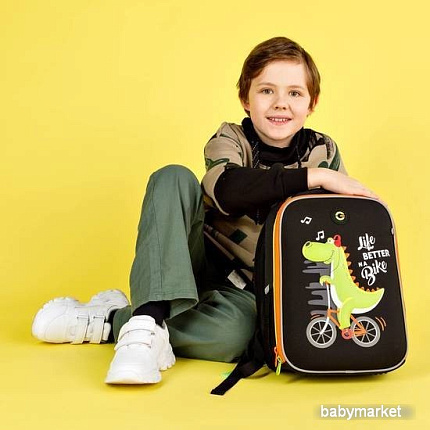 Школьный рюкзак Grizzly RAw-397-7 (черный)