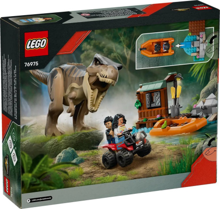 Купить LEGO Jurassic World Побег по реке от Ти-Рекса 76975 для детей - фото товара