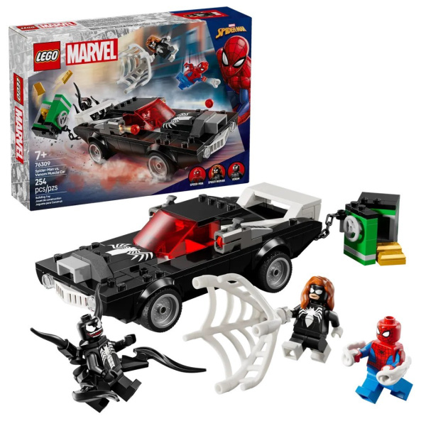 LEGO Super Heroes Человек-паук против Венома на маслкаре 76309 - детский товар