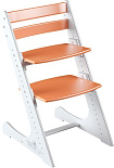 Растущий стул Конек Горбунек Комфорт (белый/оранжевый)