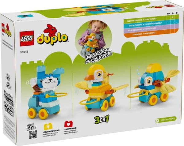 LEGO Duplo Животные на колесах 3в1 10448