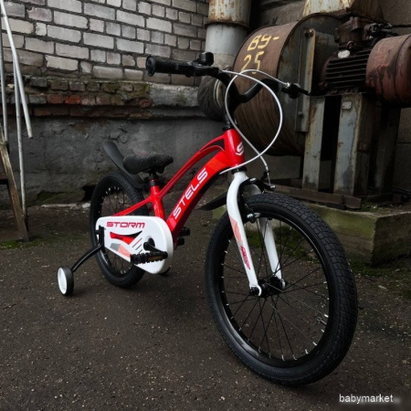 Купить Stels Storm KR 18 (9, красный, разобранный, в коробке) для детей - фото товара